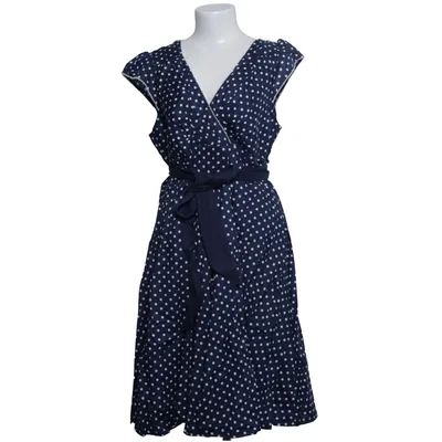 Robe portefeuille (Bleu, Blanc) de Eucalyptus Coton