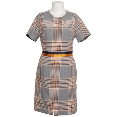 Kjole (Grå, Orange, Hvid, Blå) fra Hugo Boss Cupro, Polyester, Viscose