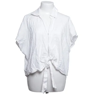 Kortærmet skjorte (Hvid) fra New Look Linned, Viscose