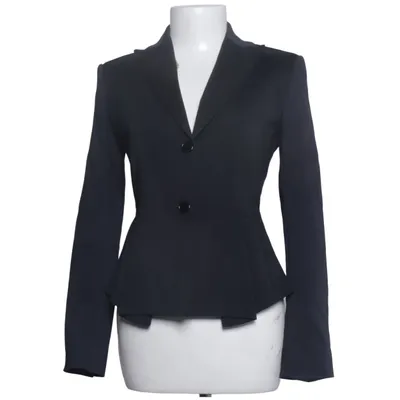 Blazer (Black) from Sportmax by MaxMara Cotton, Cupro, Elastane, Polyamide, Silk