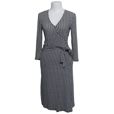 Slå-om-kjole (Sort, Hvid) fra C&A Women Elastan, Polyester