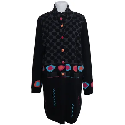 Cardigan (Black, Gray, Multicolored) from Mona Lisa Acrylic, Cotton