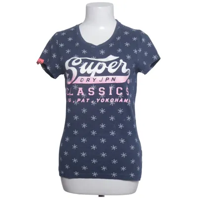 T-shirt (Blå, Flerfärgad) från Superdry Vintage Bomull, Polyester