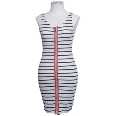 Dress (White, Black) from GiorGia Elastane, Polyester, Viscose
