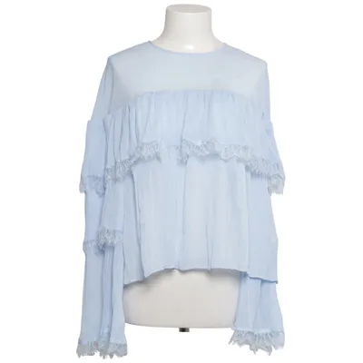 Blouse (Blue) from Reserved Polyester