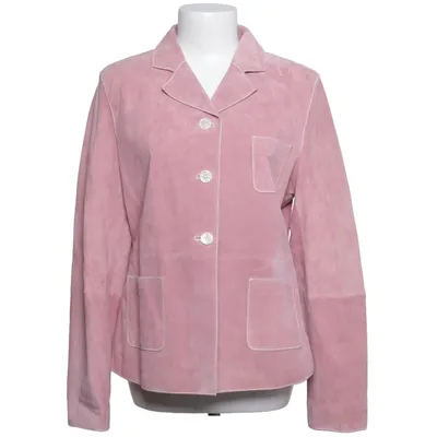 Leather blazer (Pink) from Cruse Leather, Polyester