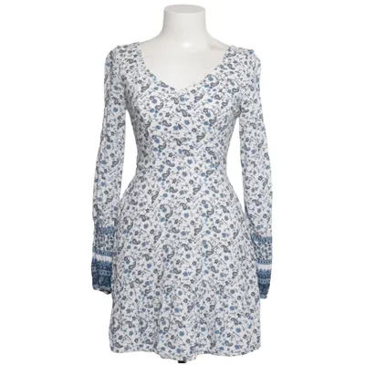 Kjole (Blå, Hvid, Flerfarvet) fra Hollister Elastan, Polyester, Viscose