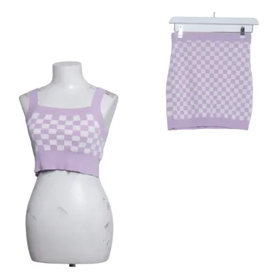 Set (Purple, White) from Monki Cotton