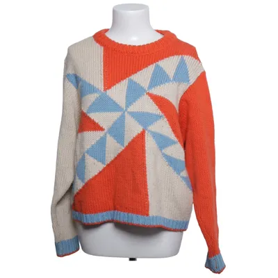 Sweater (Orange, Hvid, Blå) fra Essentiel Antwerp Akryl, Uld
