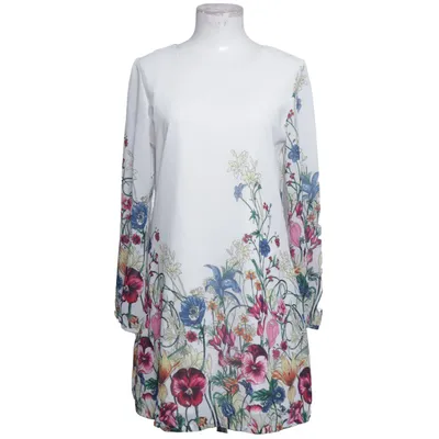 Robe (Blanc, Multicolore) de Yuni Polyester