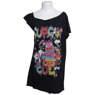 Top (Zwart, Meerkleurig) van Cupcake Cult Katoen