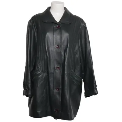 Läderkappa (Grön) från Morena Polyester, Skinn