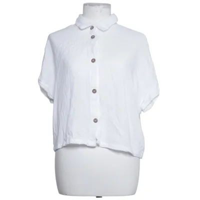 Chemise à manches courtes (Blanc) de Page One Coton