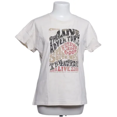 T-shirt (Beige) fra Garcia Bomuld