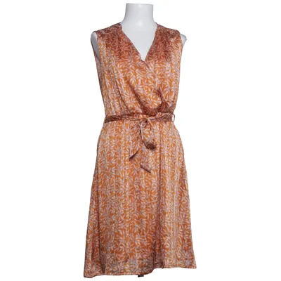 Kjole (Brun, Hvid) fra Sora Polyester, Viscose