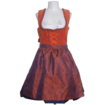 Dirndl (Orange, Blå, Flerfarvet) fra German Princess