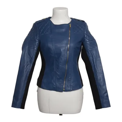 Biker jacket (Blue, Black) from Matthew Williamson for Lindex Cotton, Elastane, Leather, Polyester