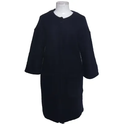 Manteau (Bleu) de Clements Ribeiro Polyester, Laine