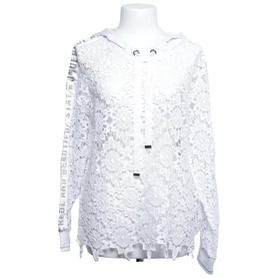 Hættetrøje (Hvid) fra Monari Bomuld, Elastan, Polyester, Viscose
