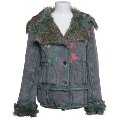 Shearling Jacke (Grau, Mehrfarbig) von Amy Vermont Acryl, Polyester