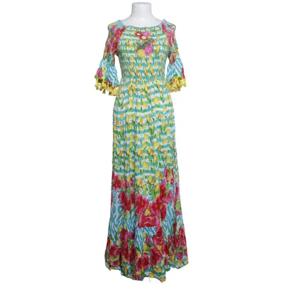 Maxi dress (Blue, Yellow, Multicolored) from Antica Sartoria Viscose