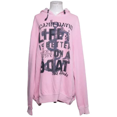 Sweat à capuche (Blue Crew Sea Captain) de Camp David Coton, Polyester