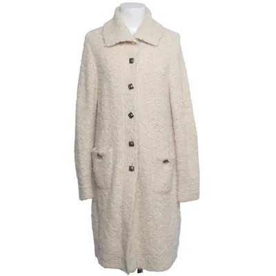 Manteau (Beige) de Caroline Biss Acrylique, Fibre métallique, Polyamide, Laine