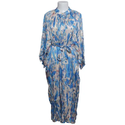 Robe chemise (Bleu, Beige, Multicolore) de Sens Uniq Soie, Viscose