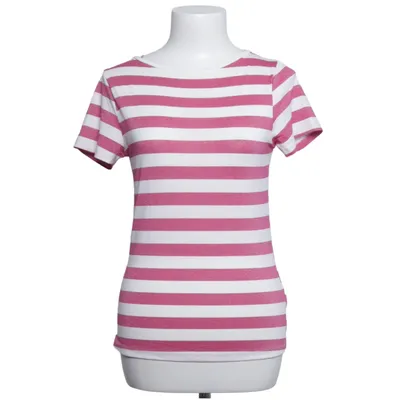 T-shirt (Roze, Wit) van Bluoltre Elastaan, Polyester, Viscose