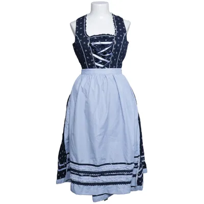 Dirndl (Blå, Vit) från Alpenfeeling Bomull