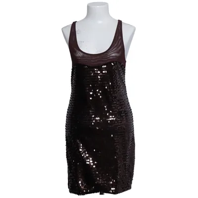 Cocktail dress (Brown) from Mango Moments Elastane, Polyamide, Viscose
