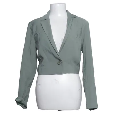 Blazer (Groen) van Another Label Katoen, Polyester, Viscose