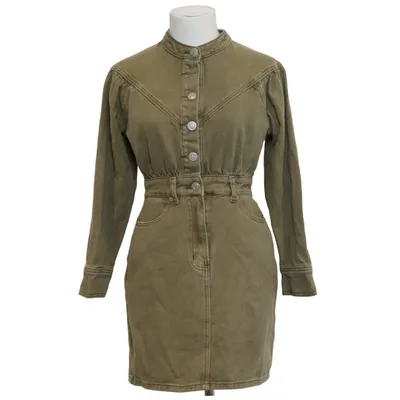 Denim jurk (Groen) van Nasty Gal Katoen