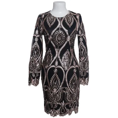 Cocktail dress (Black, Gold) from Allyson Polyester