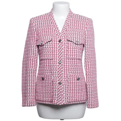Blazer (Pink, Weiß, Schwarz) von Maje Acetat, Acryl, Baumwolle, Polyamid, Polyester, Viskose
