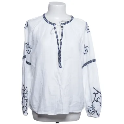 Bluse (Hvid, Flerfarvet) fra H&M Bomuld, Polyester