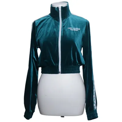Sports jacket (Blue, White) from Bershka