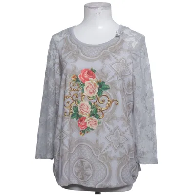 Top (White, Gray, Multicolored) from Himmelblau Elastane, Polyester, Viscose