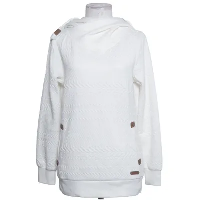 Kapuzenpullover (Weiß) von Holly's Baumwolle, Polyester