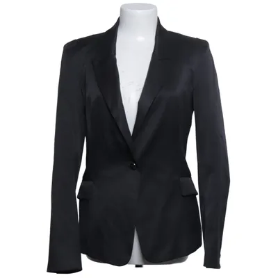 Blazer (Black) from Attentif Cotton, Elastane, Polyester