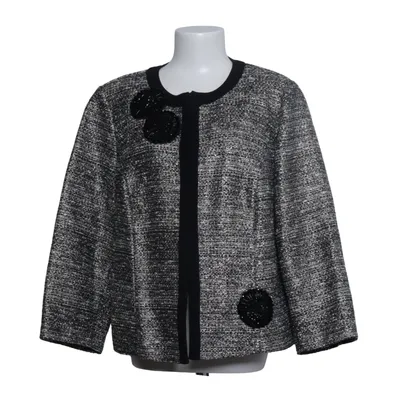 Blazer (Zwart, Wit) van Marina Rinaldi Acetaat, Acryl, Katoen, Metallvezel, Polyamide, Polyester