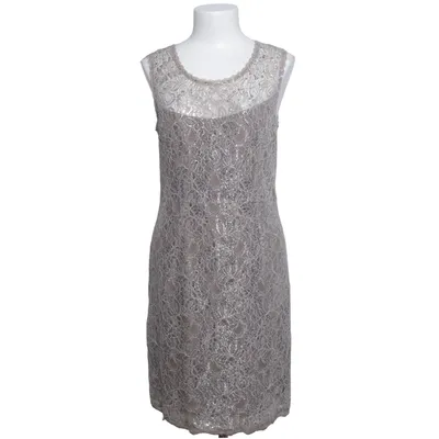 Dress (Silver, Beige) from Style Butler Metallic fiber, Polyamide, Polyester, Viscose