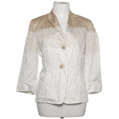 Blazer (Beige, Weiß) von Avantgarde Baumwolle, Elasthan