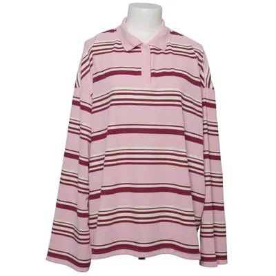 Rugbytröja (Rosa, Röd, Vit) från Missguided Elastan, Polyester