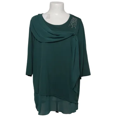 Blouse (Green) from THEA 42 plus Polyester, Viscose