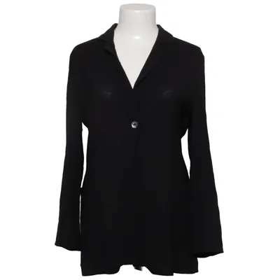 Blazer (Black) from MaxMara Elastane, Viscose, Wool