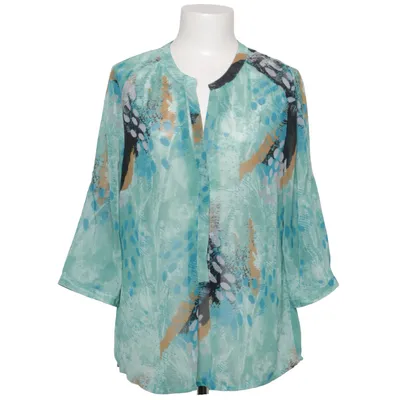 Blus (Blå, Flerfärgad) från Ambria Polyester