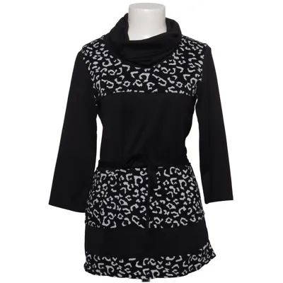 Turtleneck (Black, White) from Canda Premium Elastane, Polyester, Viscose