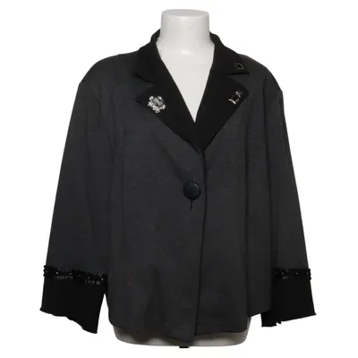 Blazer (Gray, Black) from Chalou Cotton, Elastane, Polyester, Viscose