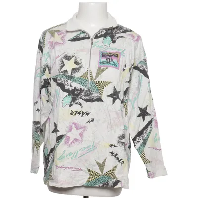 Fleece sweater (White, Multicolored) from Mäser